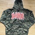 Blood Incantation - Hooded Top / Sweater - Blood Incantation Camo Logo Hoodie