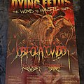 Dying Fetus - Other Collectable - Dying Fetus Womb To Waste Tour Poster Fully Signed