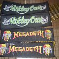 Mötley Crüe - Patch - Mötley Crue and Megadeth stripe Patches!