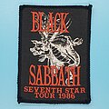 Black Sabbath - Patch - Black Sabbath "Seventh Star Tour 1986" patch