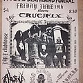 Crucifix - Other Collectable - A Texas Deathgrind funeral flyer