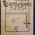 Embrionic Death - Other Collectable - Embrionic Death Chain Letter