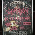 Suffocation - Other Collectable - Carnival of Death 2014 flyer