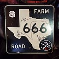 Dead Horse - Other Collectable - Farm Road 666 sign autographed by Dead Horse