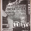 Incantation - Other Collectable - Incantation flyer