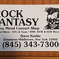 Rock Fantasy - Other Collectable - Rock Fantasy Heavy Metal Concert shop business card