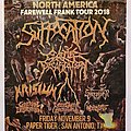 Suffocation - Other Collectable - Death Chopping North America flyer