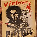 Sex Pistols - Patch - Vintage Sex Pistols Printed Back Patch