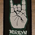 Marilyn Manson - Patch - Vintage Marilyn Manson Woven Patch