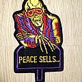 Megadeth - Patch - Megadeth peace sells embroidered