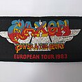 Saxon - Patch - Saxon - Power and the Glory -  83' original vtg tour woven patch