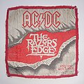 AC/DC - Patch - AC /DC  -  Razors Edge - Vtg original  woven patch red border