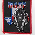 W.A.S.P. - Patch - W.A.S.P. W.A.S .P.  - Blind in Texas - original vtg woven patch red border