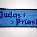 Judas Priest - Patch - Judas Priest - vtg 80's woven patch blue arrows