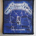 Metallica - Patch - Metallica - Ride the lightning - 80's woven patch