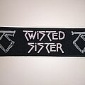 Twisted Sister - Patch - Twisted Sister - Woven stripe patch 23cm x 6,5cm