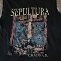 Sepultura - TShirt or Longsleeve - Sepultura Chaos AD Sleeveless Shirt Boot