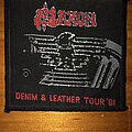 Saxon - Patch - Saxon - Denim & Leather Tour ‘81 Woven Patch