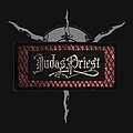 Judas Priest - Patch - Judas Priest - Gold Logo Ministrip [Red Background, Black Border]