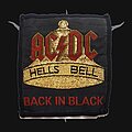 AC/DC - Patch - AC/DC - Back in Black Hells Bell (Broad & Gold Version) [Blackborder]