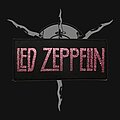 Led Zeppelin - Patch - Led Zeppelin - Pink Metallic Logo [Strip, Black Border]