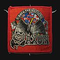 Saxon - Patch - Saxon - Rock the Nations [Red Border]