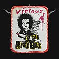 The Sex Pistols - Patch - The Sex Pistols - Sid Vicious [Redborder, Printed]