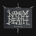 Napalm Death - Patch - Napalm Death - White Logo [Blackborder, 2004]