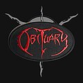 Obituary - Patch - Obituary - Logo (Red) [Blackborder, Embroidered]