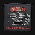 Saxon - Patch - Saxon - Denim & Leather Tour '81 [Blackborder, Tour Patch, Mint]