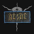 AC/DC - Patch - AC/DC - Red Metallic Logo [Blue Border]