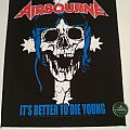 Airbourne - Patch - Airbourne "Its better to die young" Backpatch