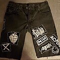 The Acacia Strain - Battle Jacket - My shorts. All patches DIY.