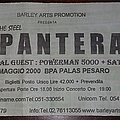 Pantera - Other Collectable - Pantera - Reinventing The Steel Tour 2000 - Pesaro/Italy