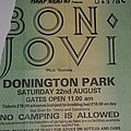 Bon Jovi - Other Collectable - Monsters Of Rock 1987 - Castle Donington/UK