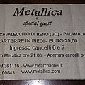 Metallica - Other Collectable - Metallica - St.Anger Tour 2003 - Casalecchio Di Reno/Bologna/Italy