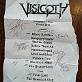 Visigoth - Other Collectable - Visigoth Setlist