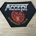 Accept - Patch - Accept - European Tour patch