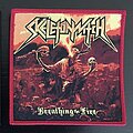 Skeletonwitch - Patch - Skeletonwitch - Breathing the Fire - Red Border