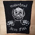 Motörhead - Patch - Motörhead - Iron Fist - backpatch