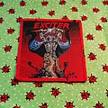 Exciter - Patch - Exciter - Long Live The Loud - red border patch