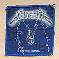 Metallica - Patch - Metallica - Ride The Lightning - blue border patch