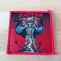 Exciter - Patch - Exciter - Long Live The Loud - red border patch