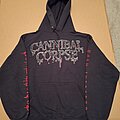 Cannibal Corpse - Hooded Top / Sweater - Cannibal Corpse Worm Infested Tour 2002 hoodie