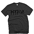 Myrkur - TShirt or Longsleeve - Myrkur 'black on black' tshirt - L