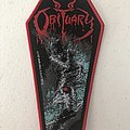 Obituary - Patch - Obituary coffin woven patch