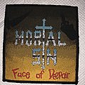 Mortal Sin - Patch - Mortal Sin-Face Of Despair VTG Patch