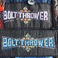 Bolt Thrower - Patch - Bolt Thrower-Logo Patches,two versions,1991 Pop World