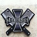 Macabre - Patch - MACABRE-Hatchet patch,official 2012,from their show