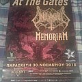 At The Gates - Other Collectable - At the gates Unleashed Memoriam 2018 Event Poster